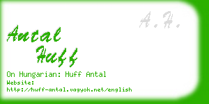 antal huff business card